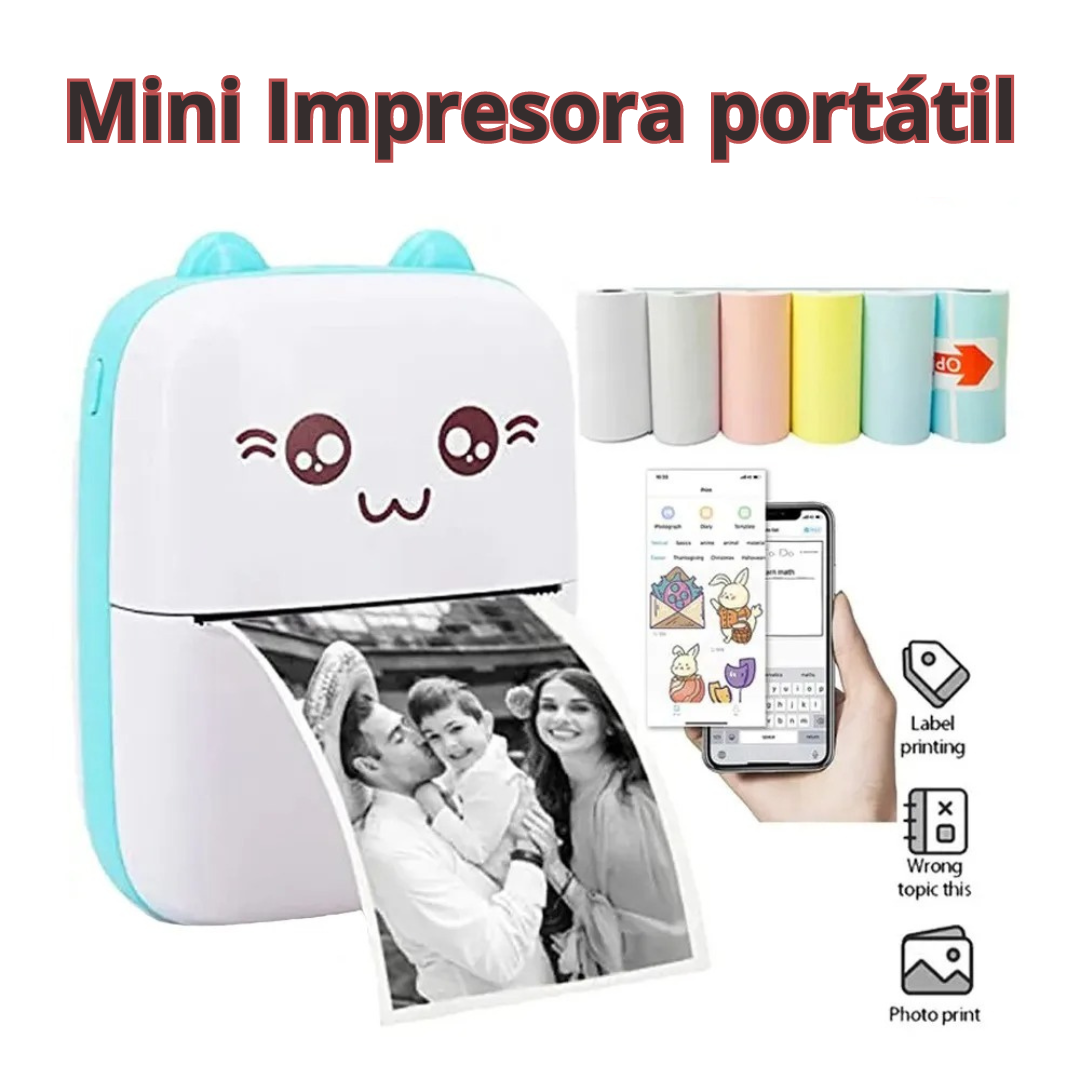 EXCLUSIVA MINI IMPRESORA PORTATIL - OFERTA 🔥